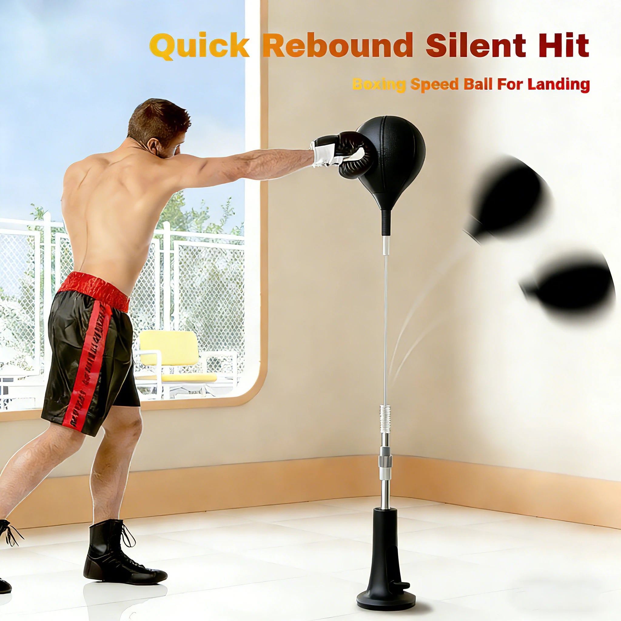 2026 New Premium Punching Bag, Cobra Bag for Boxing Agility Training Home Fitness Equipment Rod Reflex Bag Family Best Gift