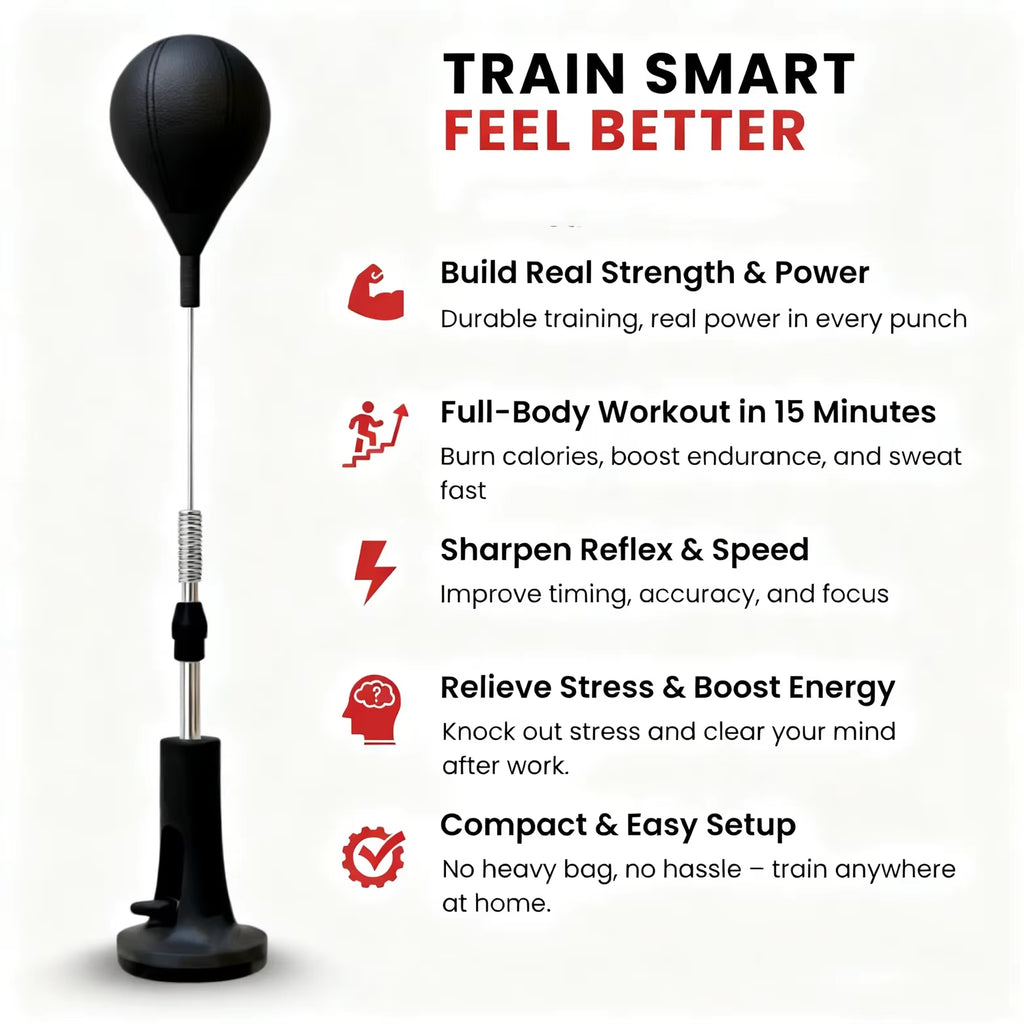 2026 New Premium Punching Bag, Cobra Bag for Boxing Agility Training Home Fitness Equipment Rod Reflex Bag Family Best Gift